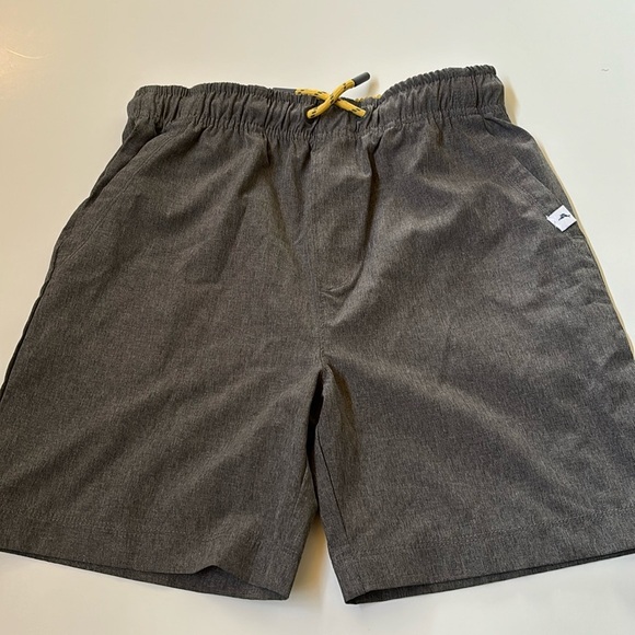 Kids Tommy Bahama Active Boys Shorts Gray Size M 7/8 - Picture 1 of 8